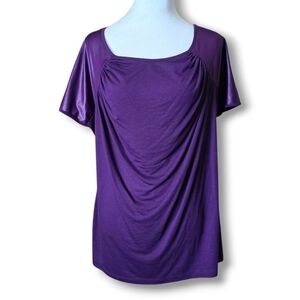 Vintage Avon Purple Blouse - Size Large